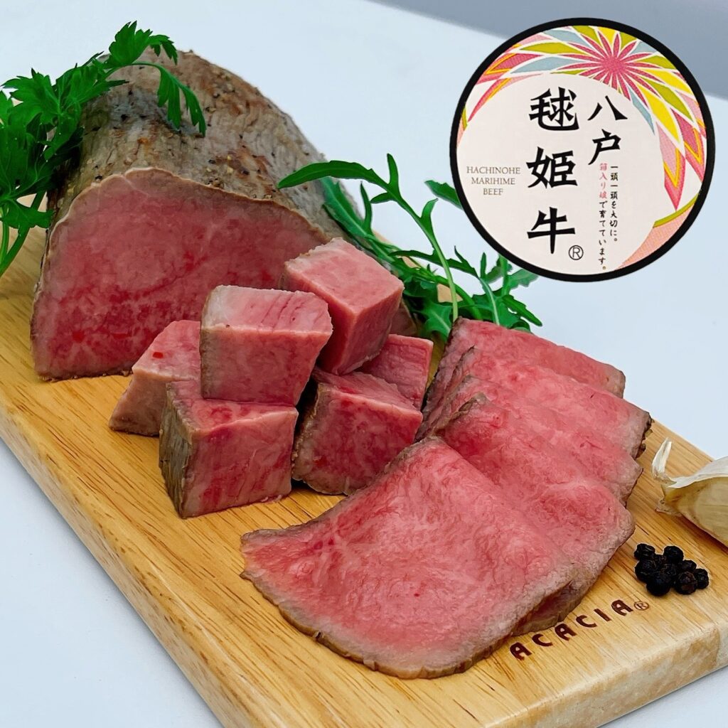 八戸毬姫牛ローストビーフ（1,300円）